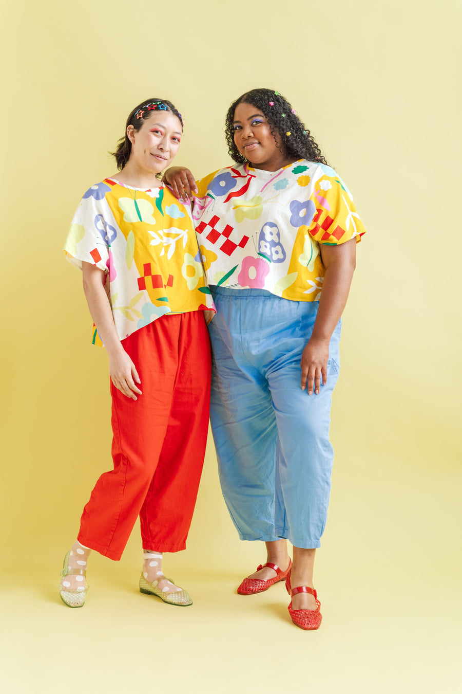 Nettle Studios Tee in Picnic Prance - plus size tee, product view