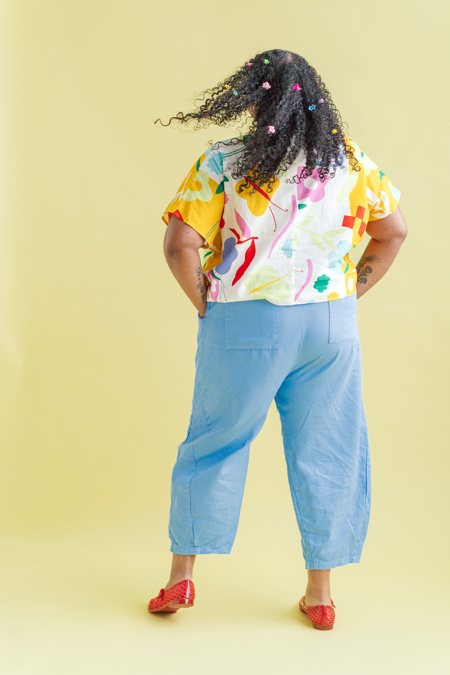 Nettle Studios Tee in Picnic Prance - plus size tee, product view