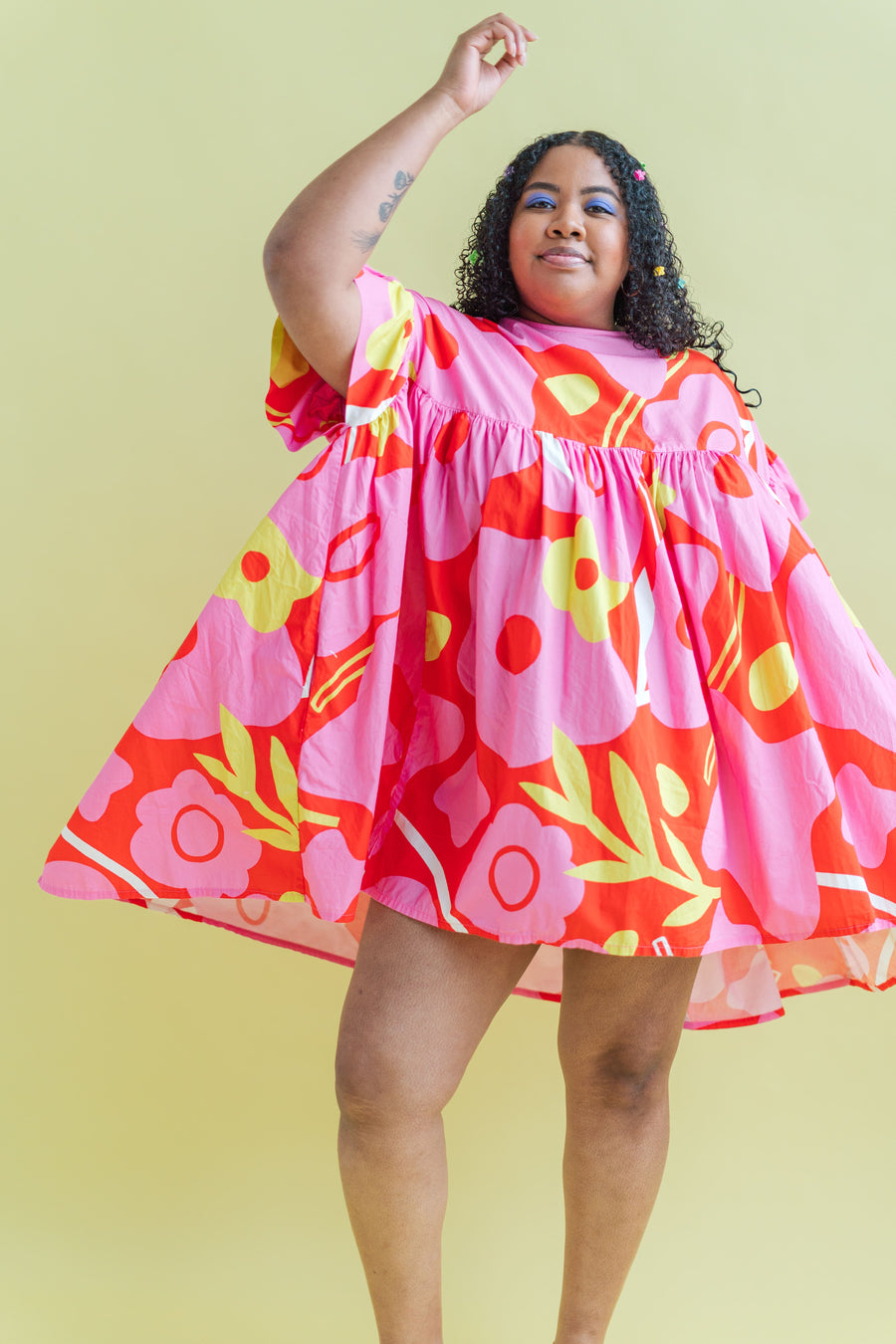 PETAL POP MINI MUSHROOM DRESS
