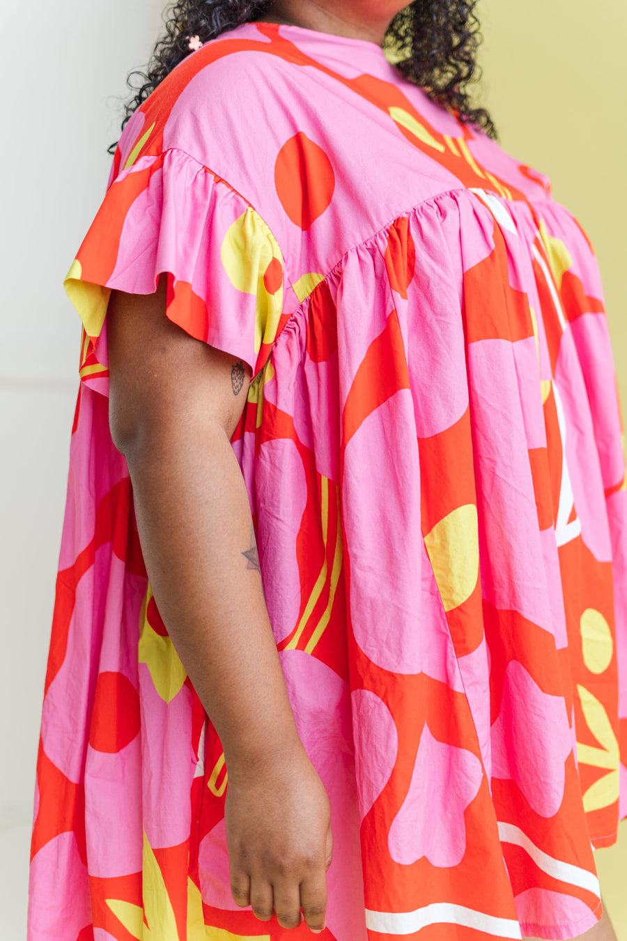 PETAL POP MINI MUSHROOM DRESS
