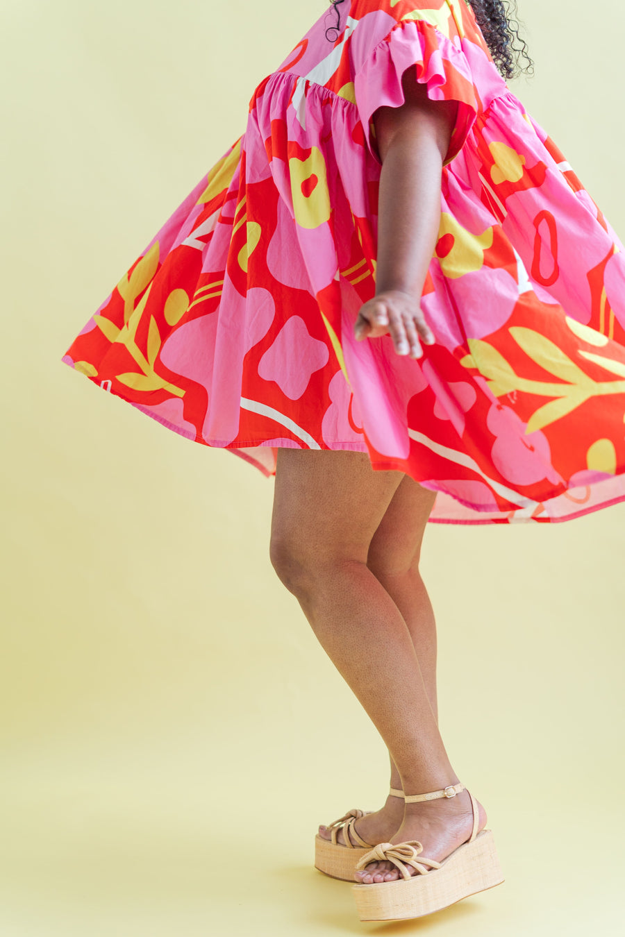 PETAL POP MINI MUSHROOM DRESS