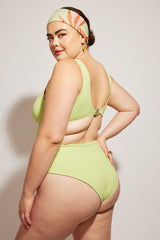 Nomads Swimwear Shoreline One Piece II in Birds of Paradise - size inclusive swimwear on size inclusive model, product view