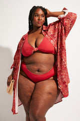 Nomads Swimwear Playa Top II in Iguana - size inclusive swimwear on size inclusive model, product view