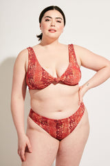 Nomads Swimwear Playa Bottom in Iguana - size inclusive swimwear on size inclusive model, product view