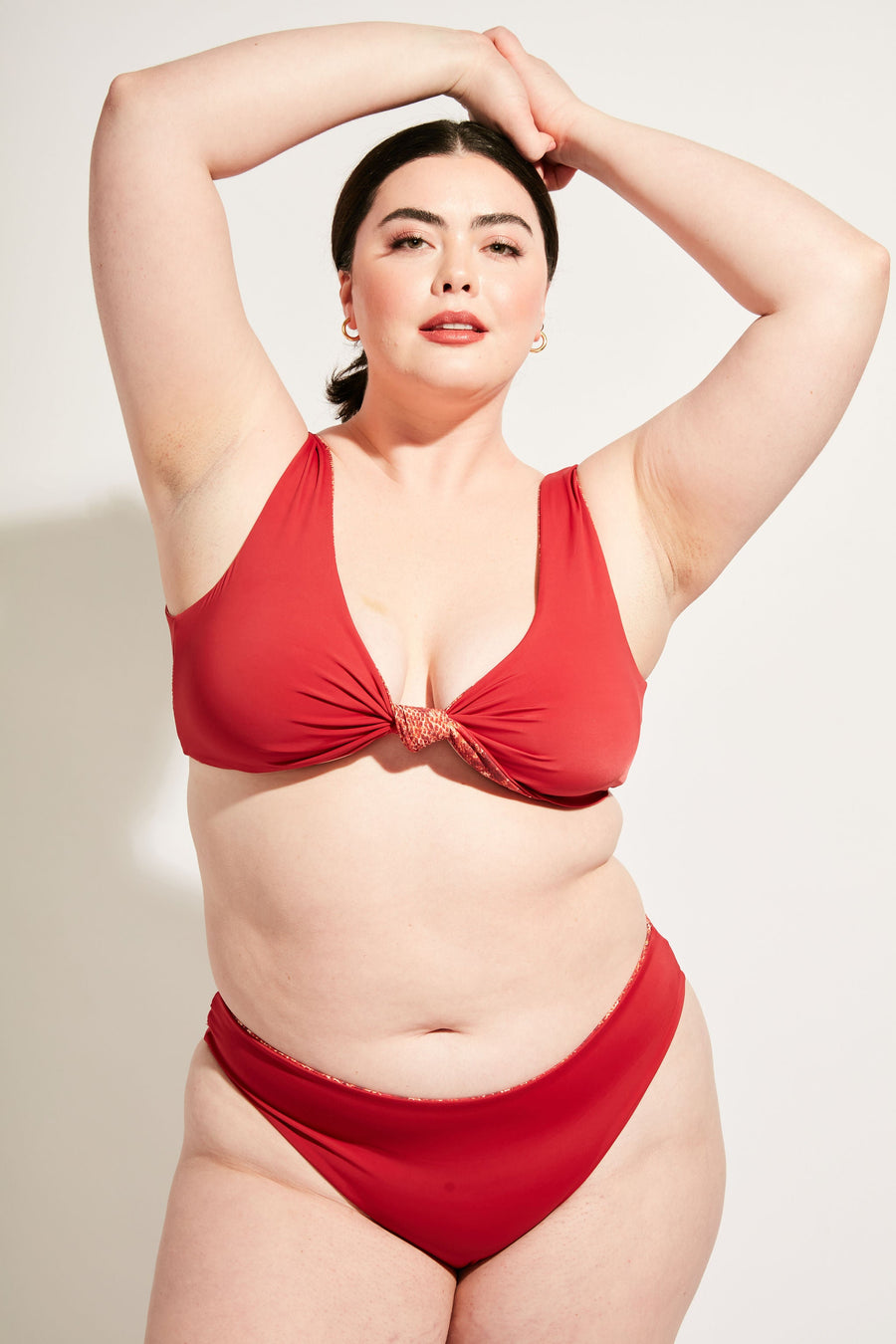 Nomads Swimwear Playa Bottom in Iguana - size inclusive swimwear on size inclusive model, product view