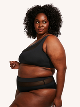 Nomads Swimwear Bay Bottom II in Black - size inclusive swimwear on size inclusive model, product view