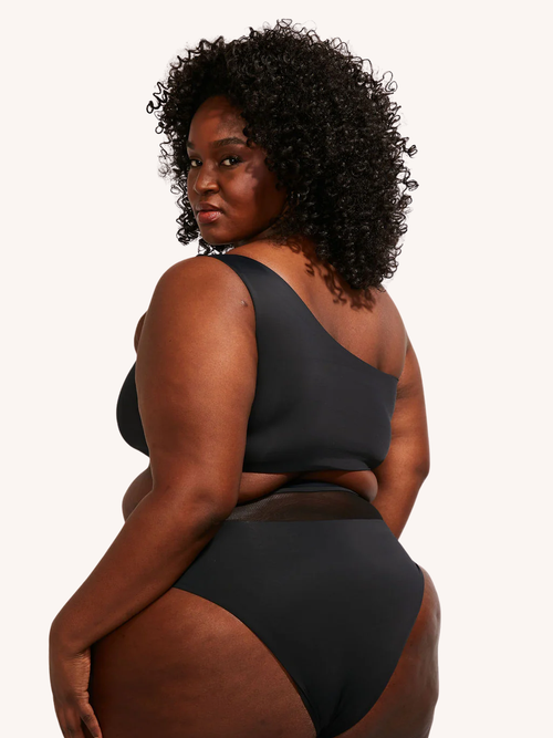 Nomads Swimwear Bay Bottom II in Black - size inclusive swimwear on size inclusive model, product view