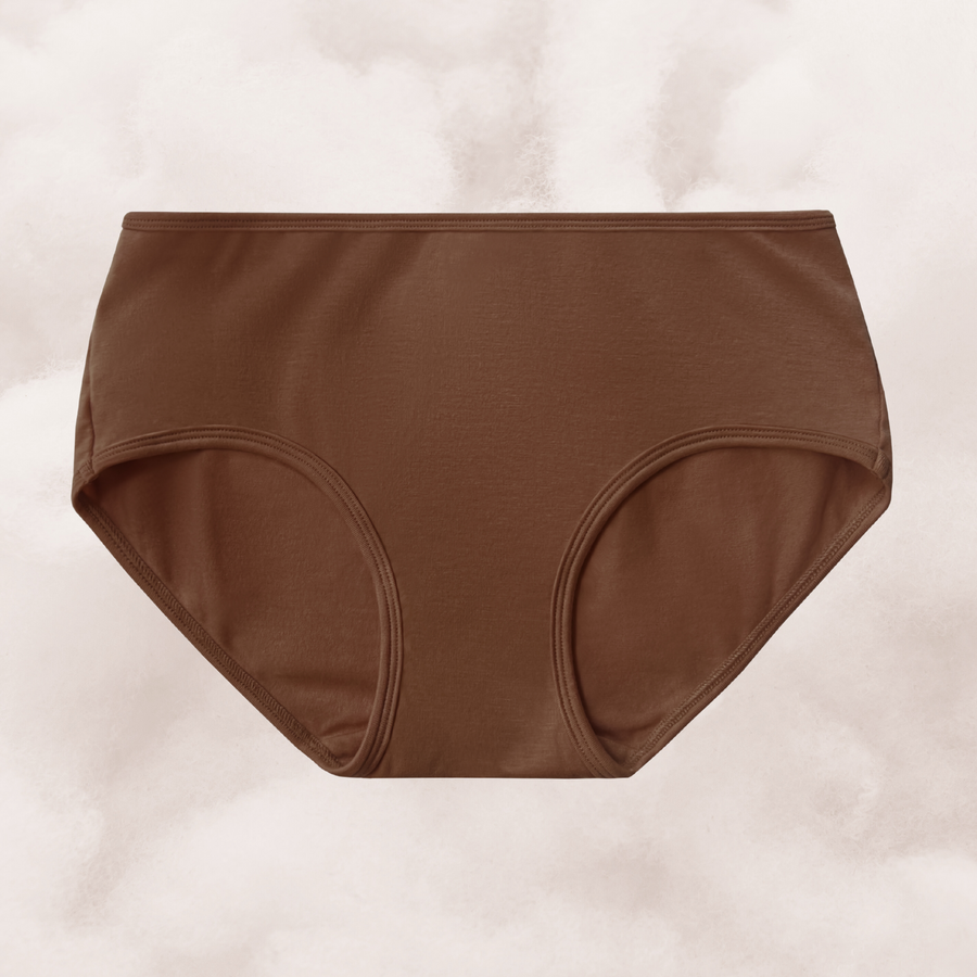 PROCLAIM Organic Cotton Mid-Rise Brief - inclusive underwear, product view