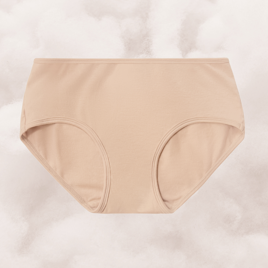 PROCLAIM Organic Cotton Mid-Rise Brief - inclusive underwear, product view