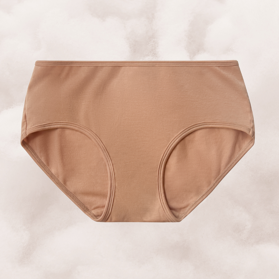 PROCLAIM Organic Cotton Mid-Rise Brief - inclusive underwear, product view