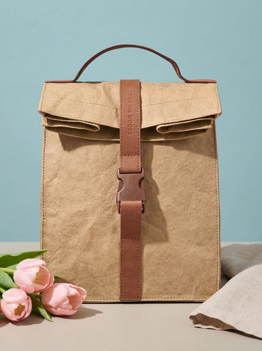 Out of the Woods Paper Sack Lunch Cooler - premium designer bag