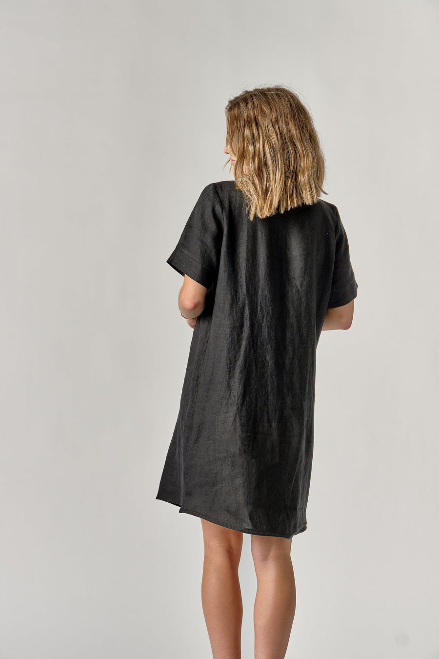 Pamut Apparel USA Paris Dress - Linen - plus size dress, product view