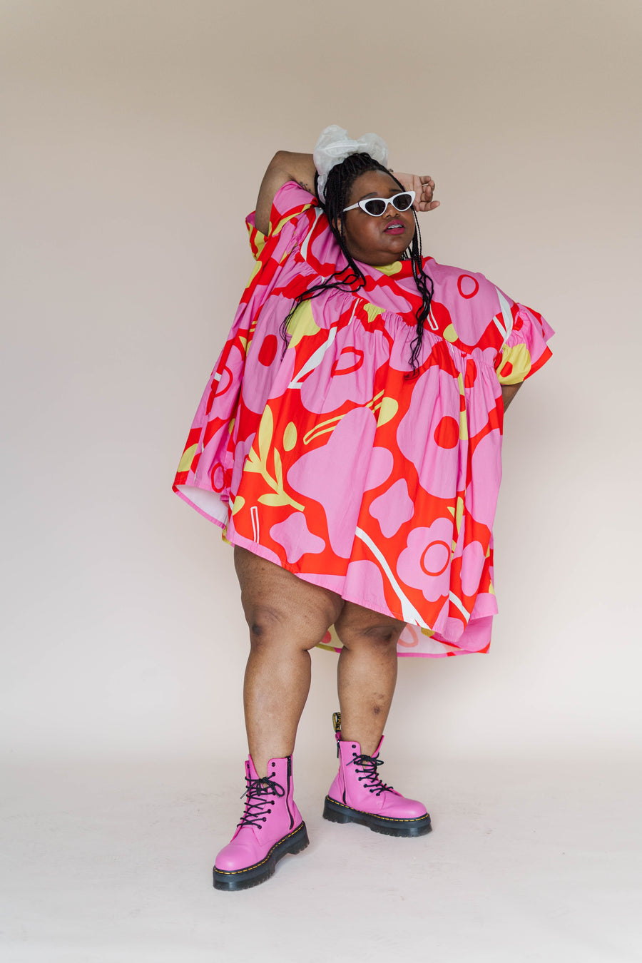 PETAL POP MINI MUSHROOM DRESS