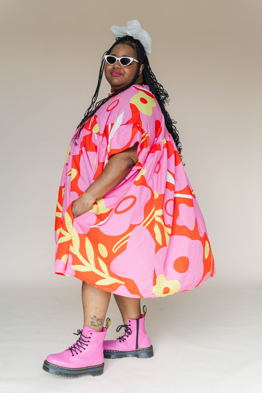 PETAL POP MINI MUSHROOM DRESS