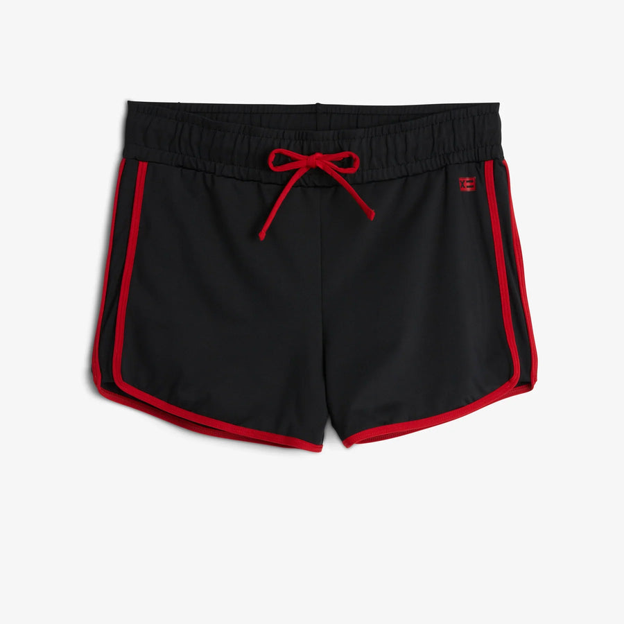 TomboyX Swim High Waisted Boy Short - inclusive boy shorts, product view