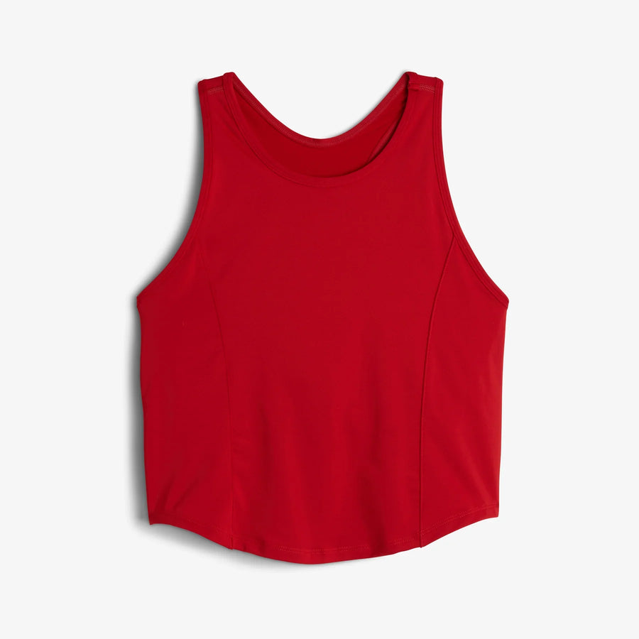 TomboyX Swim High Neck Top - inclusive underwear, product view