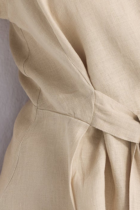 Reistor Power Moves Short Sleeve Top in Neutral Beige - plus size top, product view