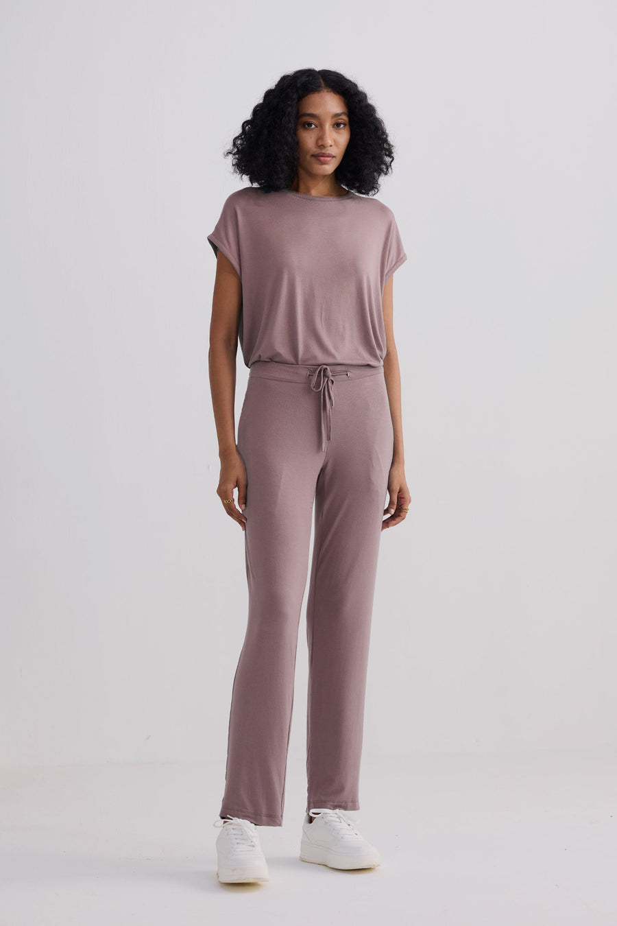 Relaxed Tee in Dusty Rose