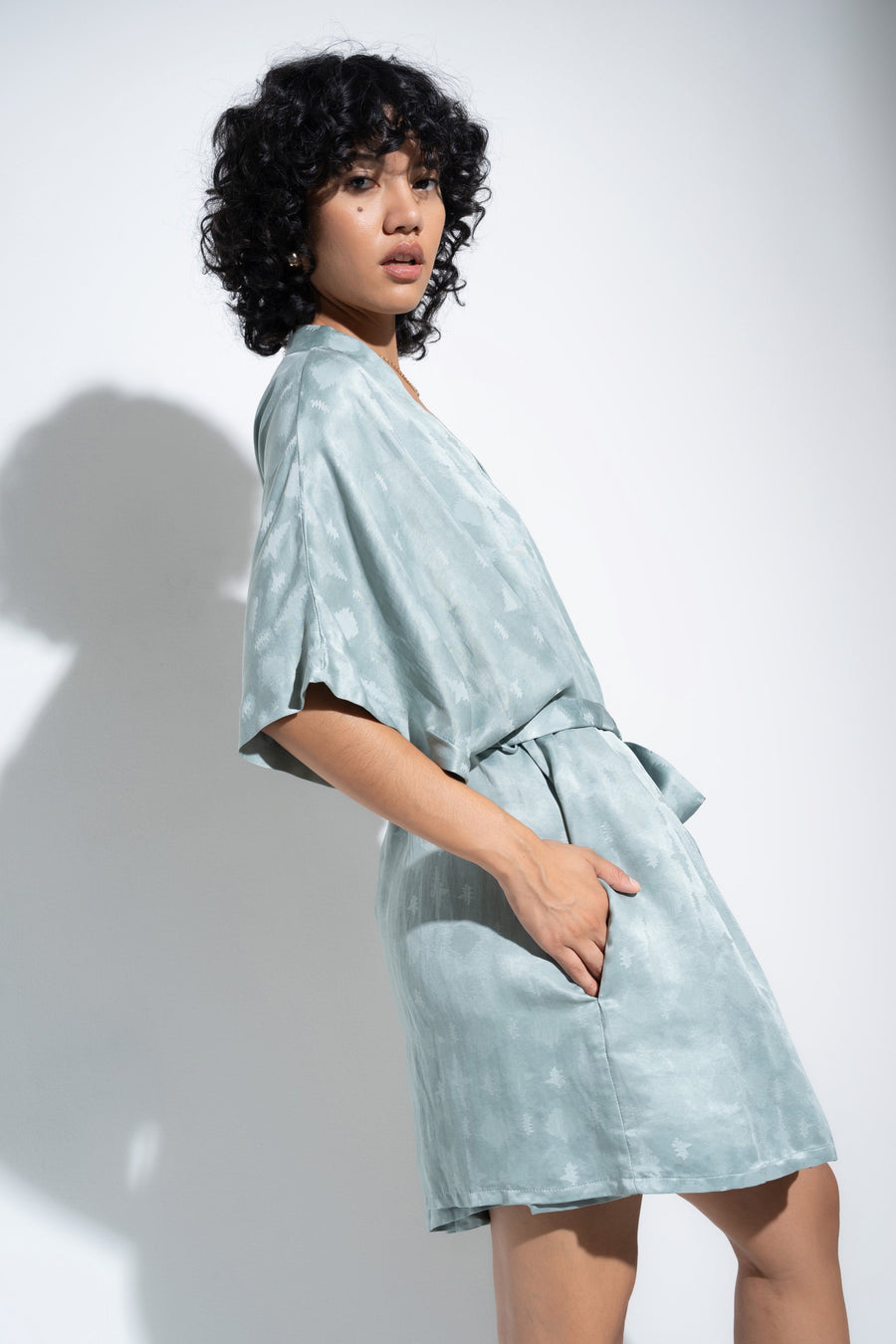 The Short Robe - Mint