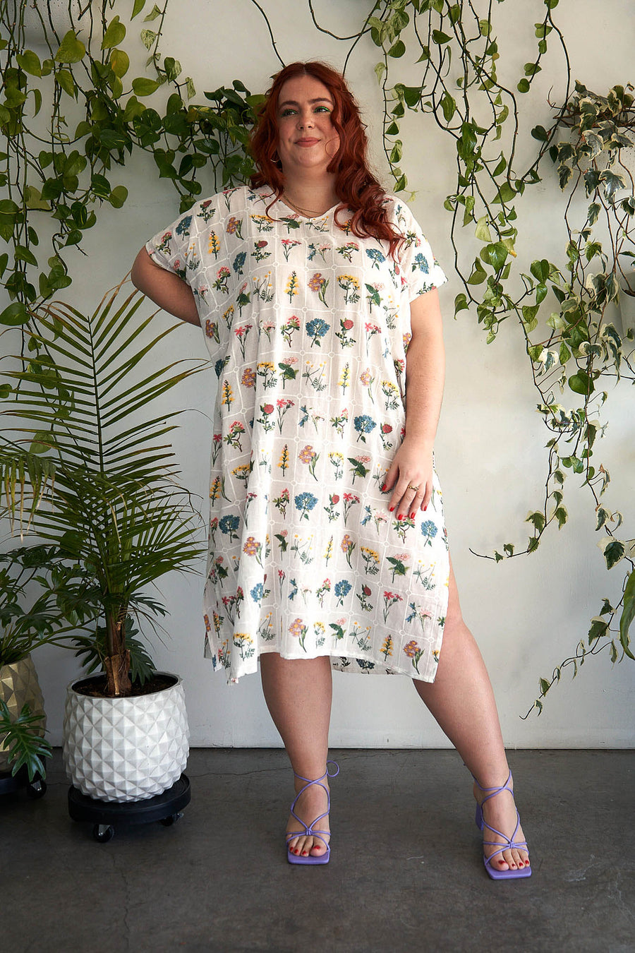 Tamara Malas Dune Dress in Cotton Long - plus size dress, product view