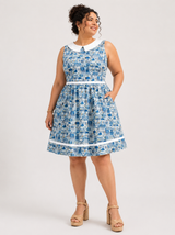Santorini Collared Dress