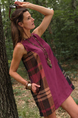 Beth Dress in Pomegranate