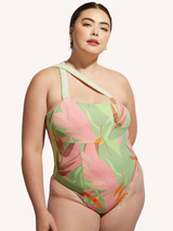 Nomads Swimwear Wave One Piece II in Birds of Paradise - plus size swimwear, product view