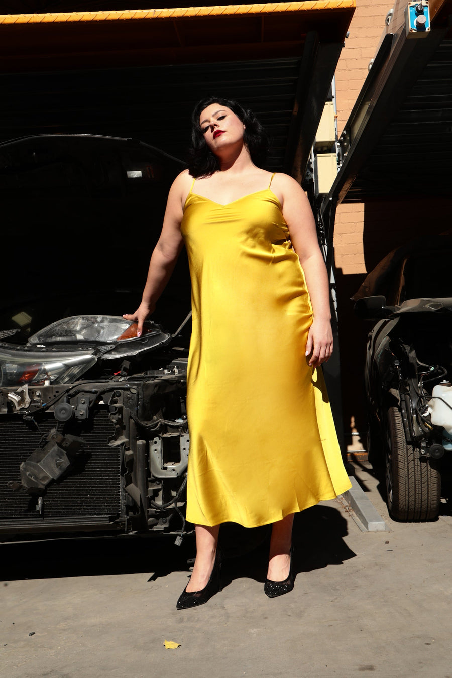 The Best Curve Bias Cut Bamboo Blend Slip Dress