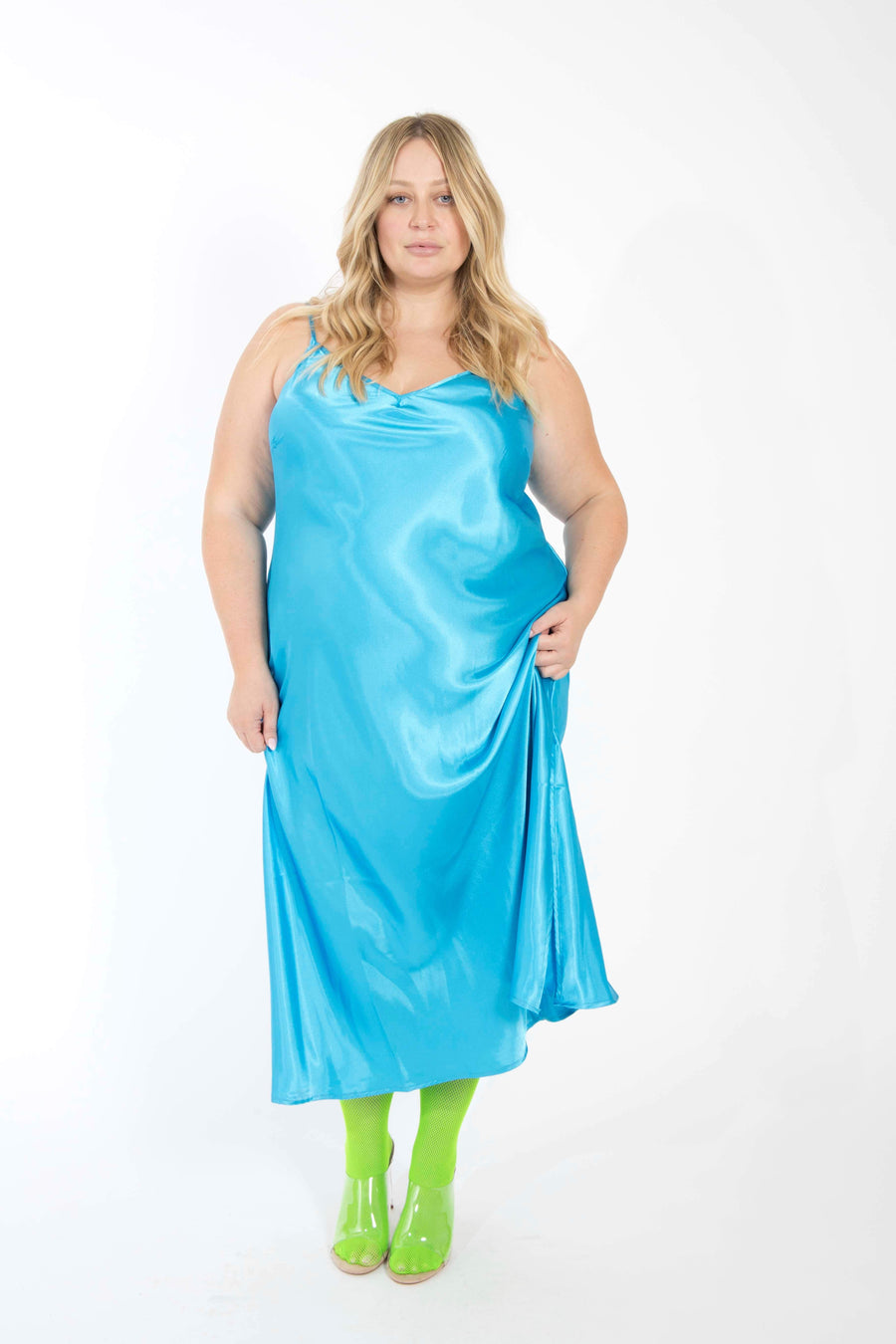 The Best Curve Bias Cut Slip Dress