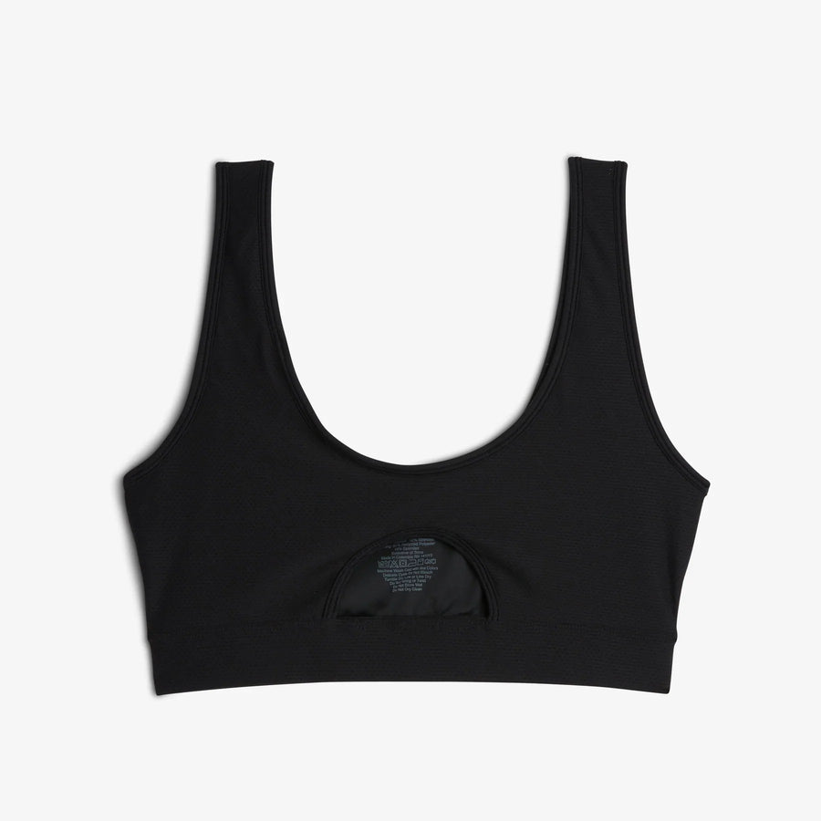 TomboyX Swim Solarmesh Peekaboo Top - inclusive underwear, product view