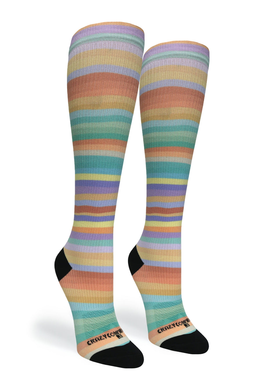 Crazy Compression Spring Stripes - (Standard & Extra Wide) - handcrafted accessory