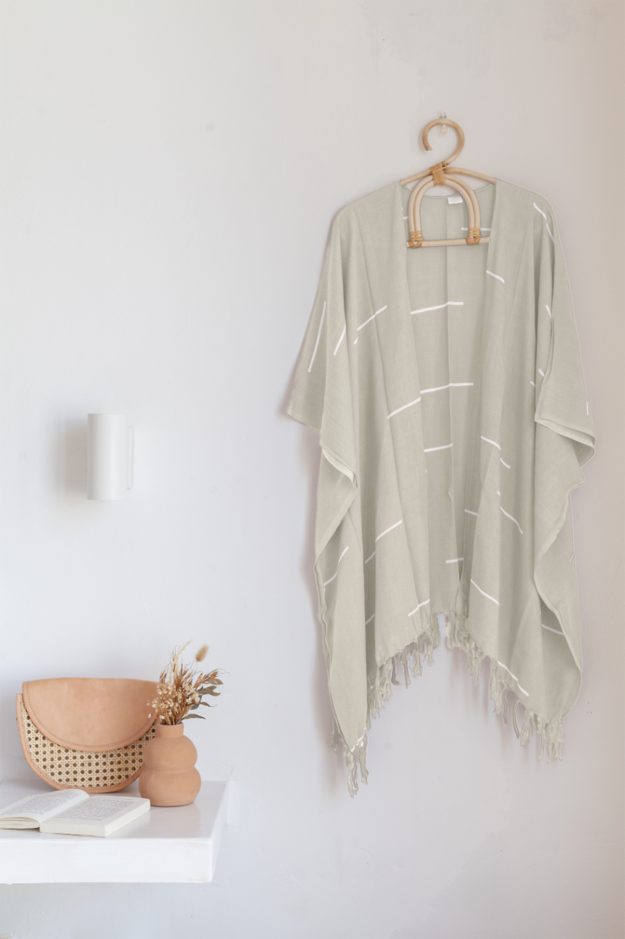 Village Thrive Lines Kimono - plus size garment, product view