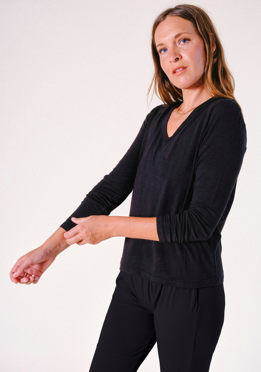 Toni PJ Shirt - Black