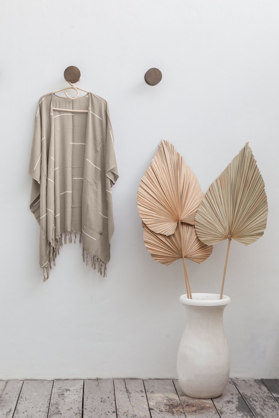 Village Thrive Lines Kimono - plus size garment, product view