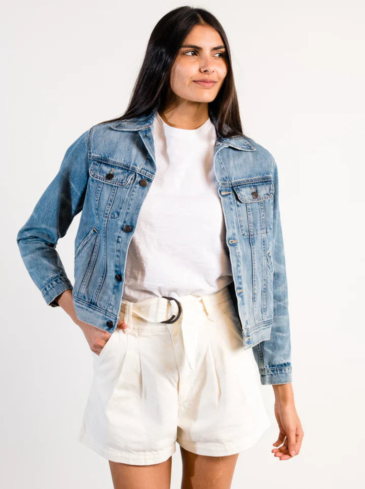 ABLE The Bailey Jacket - Light Blue Wash