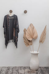Village Thrive Abstract Kimono - plus size garment, product view