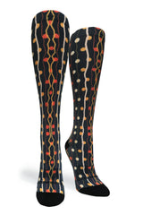 Crazy Compression Zigzag Dots - (Standard & Extra Wide) - handcrafted accessory