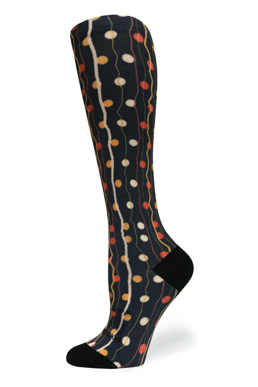Crazy Compression Zigzag Dots - (Standard & Extra Wide) - handcrafted accessory