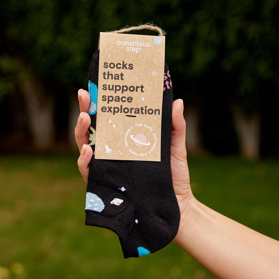 Conscious Step Socks that Support Space Exploration - handcrafted socks