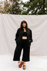 The Payton Shirt Jacket - Classic Black