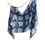 Fyoli Fyoli AURA Batik Handspun Handwoven Scarf - women's artisan scarf