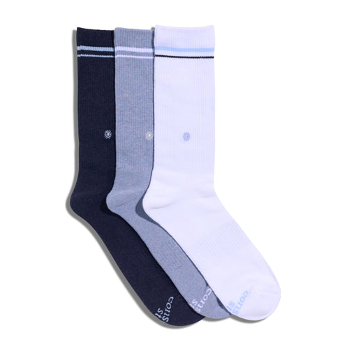 Conscious Step Comfort Crew Socks that Support Mental Health - handcrafted socks