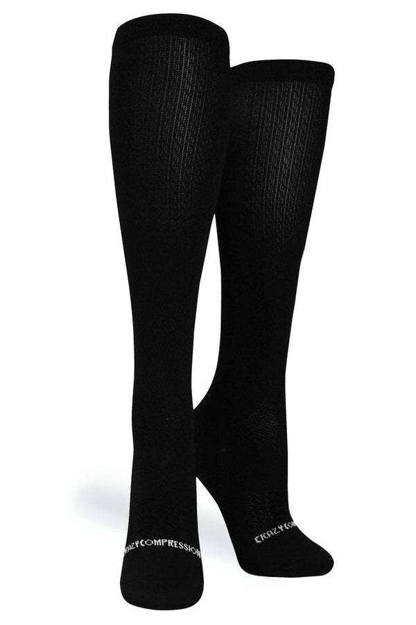 Crazy Compression Black (Standard & Extra Wide) - handcrafted accessory