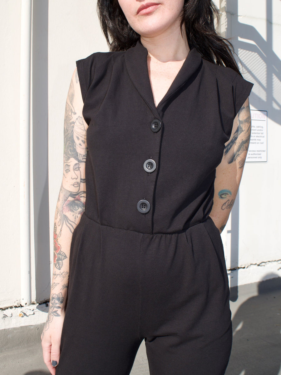 NOOWORKS Magic Suit Black - plus size jumpsuit, product view