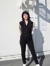 NOOWORKS Magic Suit Black - plus size jumpsuit, product view