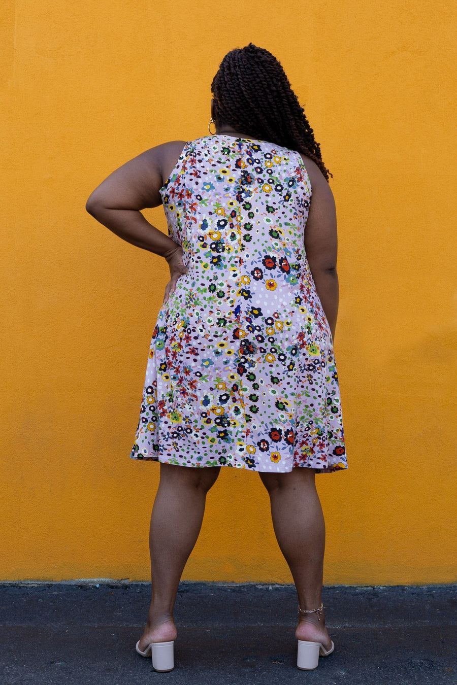 Tamara Malas Cara Dress - plus size dress, back view
