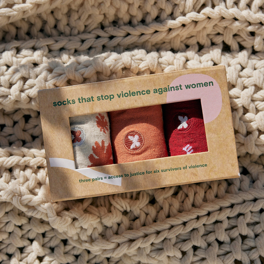 Conscious Step Stop Violence against Women Gift Box - handcrafted accessory