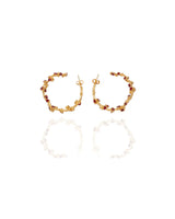 Fyoli Fyoli YUGEN Pod Hoop Earrings in Gold - women's artisan earrings