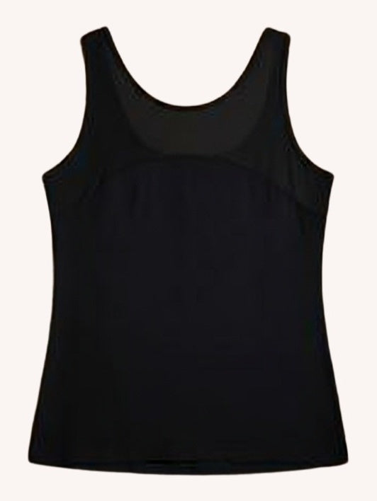 Embrago Full Support Bra-Free Top in Black - inclusive bra, back view