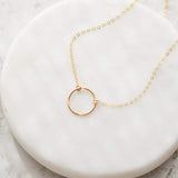 Sela Designs Essie Circle Necklace - handcrafted necklace